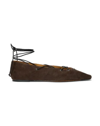 Polo Ralph Lauren balerini din piele întoarsă Lce Pnt Blt