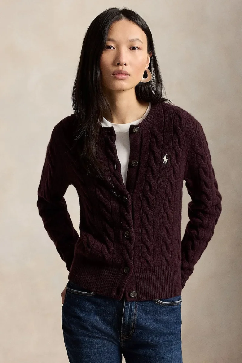 Polo Ralph Lauren cardigan pentru femei din lână