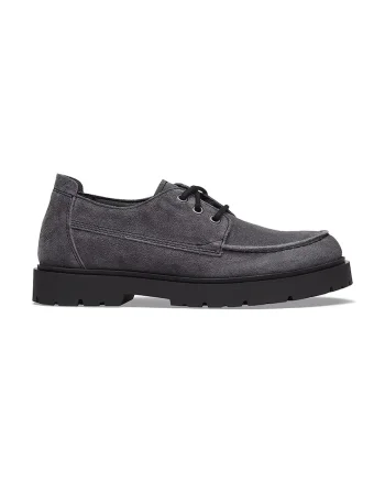 Birkenstock pantofi din piele întoarsă Highwood Moc Lace Suede Leather
