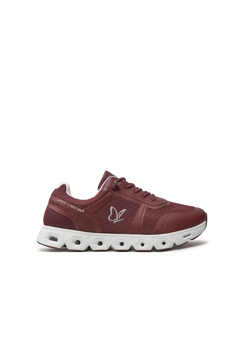 Pantofi sport dama,  304313, Textil,, Rosu