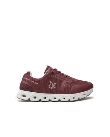 Pantofi sport dama,  304313, Textil,, Rosu