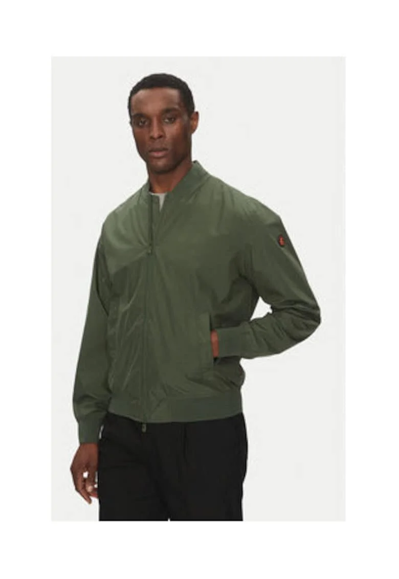 Geaca barbati,  D32160U-WIND20, poliester, verde