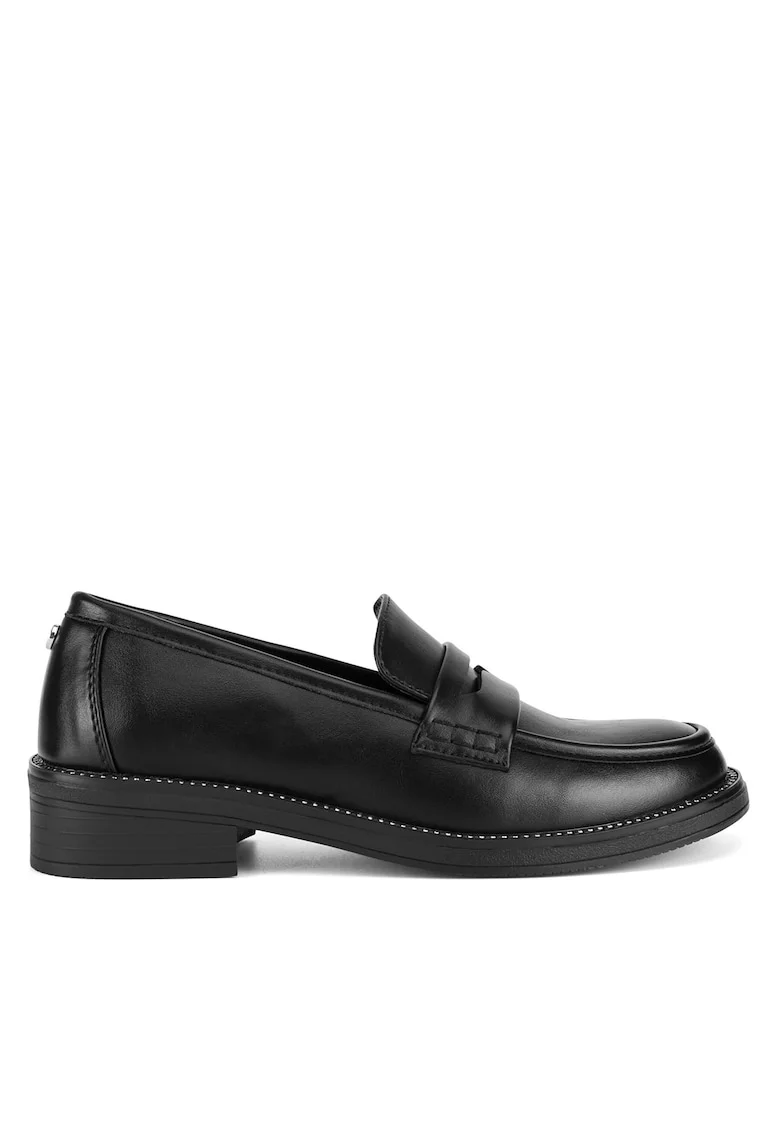 Mocasini dama,  negru, tesatura, HY23396-1