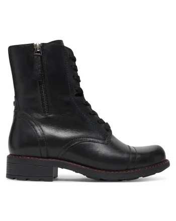 Ghete dama piele naturala, negru,, Negru