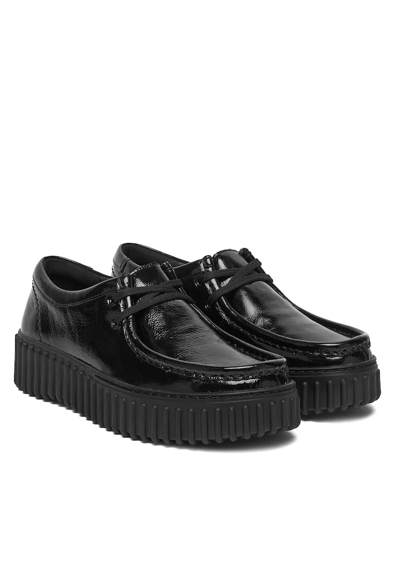 Mocasini dama  model Black Pat Torhill Bee, piele naturala, culoare negru