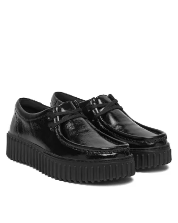 Mocasini dama  model Black Pat Torhill Bee, piele naturala, culoare negru