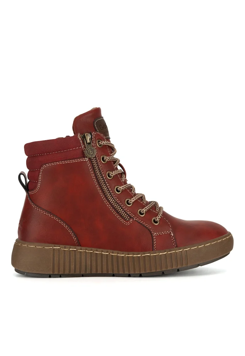 Pantofi dama CEO-WS5586-28,  Textil, Rosu, Rosu