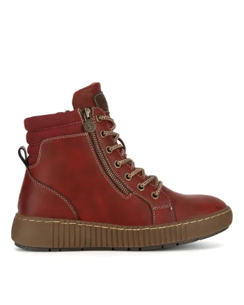 Pantofi dama CEO-WS5586-28,  Textil, Rosu, Rosu