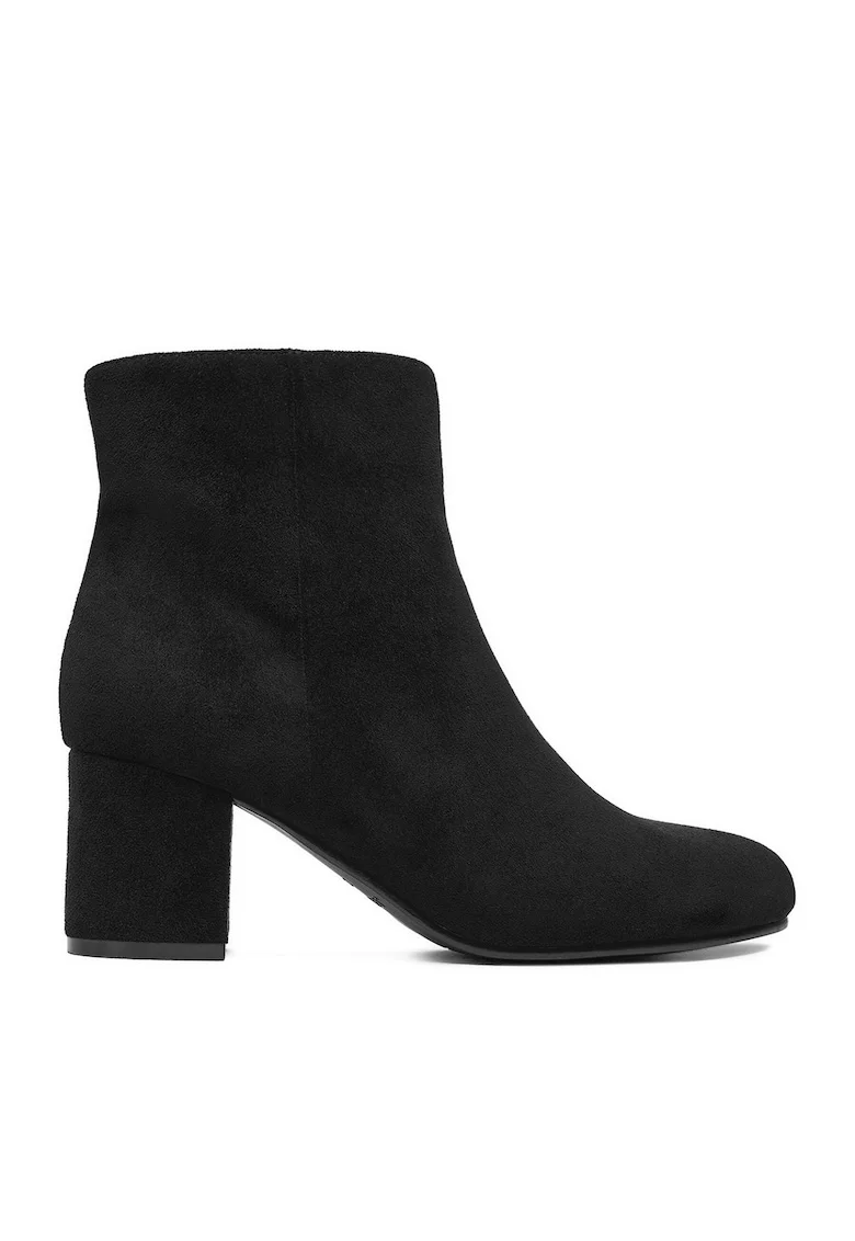 Botine dama,  negru, sintetic, CEO-HY20247-1
