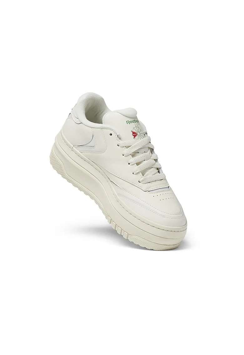 Pantofi sport dama,  301205494, Alb, Piele naturala, Alb