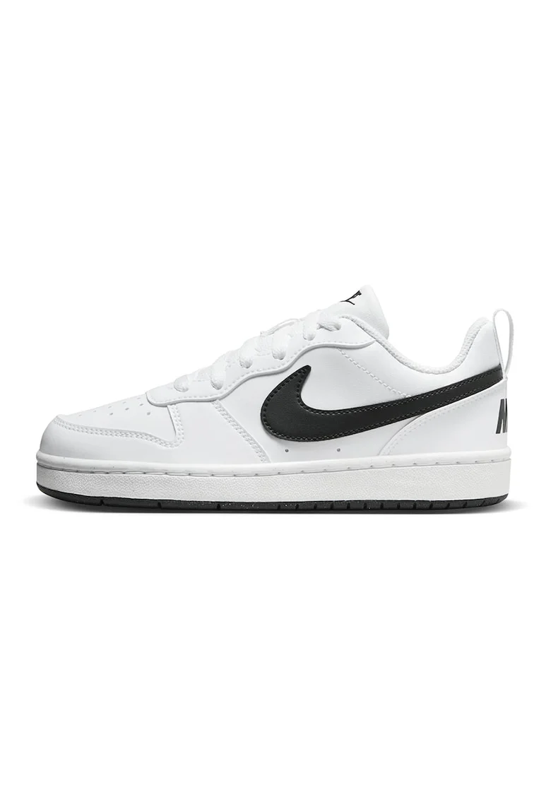 Pantofi sport Court Borough din piele ecologica, Alb/Negru