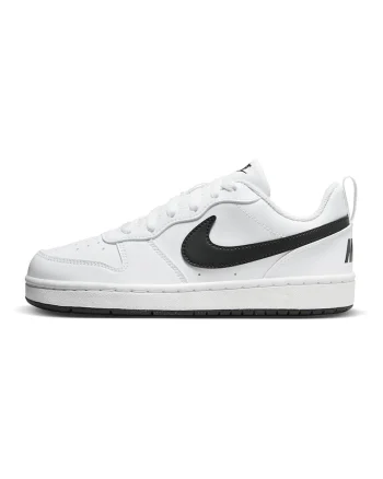 Pantofi sport Court Borough din piele ecologica, Alb/Negru