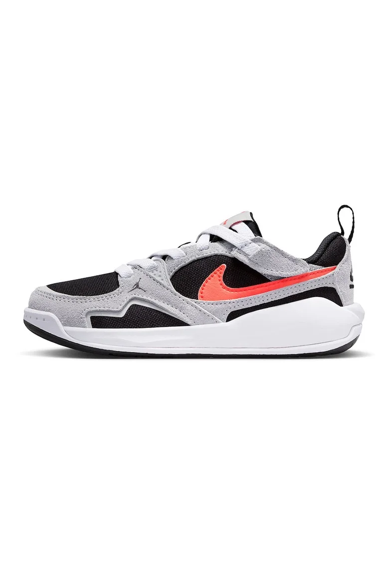 Pantofi Jordan CMFT Era cu garnituri din piele pentru baschet, Negru/Gri