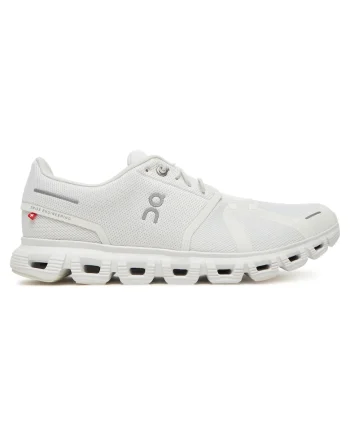 Pantofi sport barbati,  Cloud 6, alb, material textil