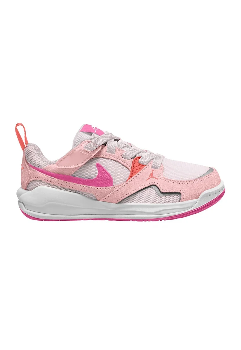 Pantofi Jordan CMFT Era cu garnituri din piele pentru baschet, Roz pastel