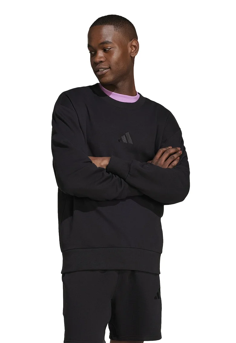 Bluza lejera de trening din bumbac ALL SZN, Negru