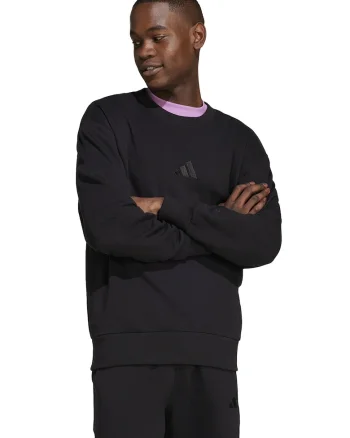 Bluza lejera de trening din bumbac ALL SZN, Negru