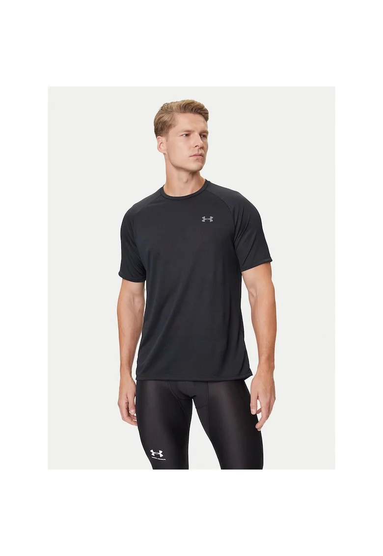 Tricou Barbati,  Poliester, 2XL INTL, Negru,