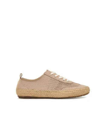 Espadrile dama,  material textil, bej,