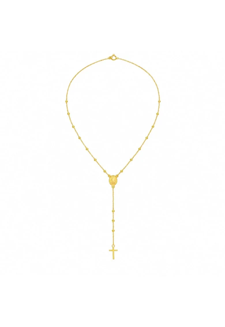 Rozariu din aur 14 KT, model unisex