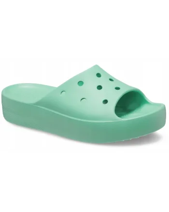 Saboti Femei, . Classic Platform Slide, Croslite, Verde, 41-42