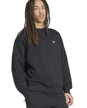 Bluza de trening lejera cu decolteu la baza gatului Essentials, Negru