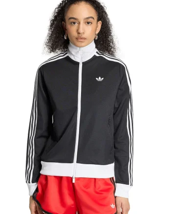 Bluza de trening cu guler inalt si fermoar Beckenbauer, Negru