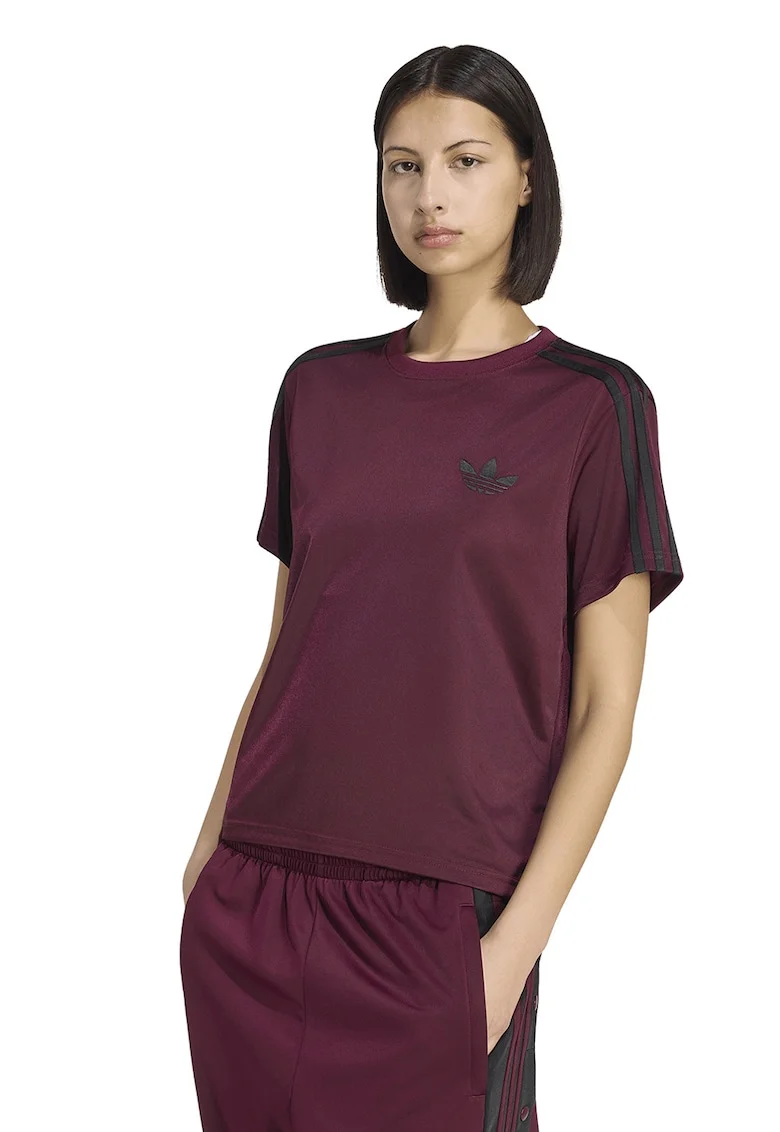 Tricou lejer Firebird, Negru stins/Visiniu inchis
