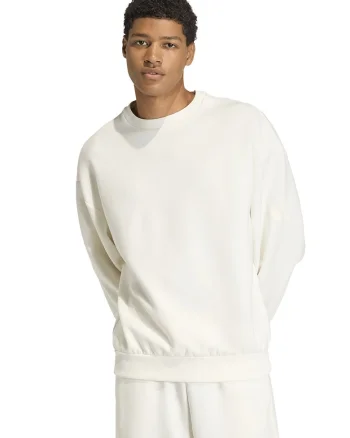 Bluza de trening lejera din amestec de modal Soft Lux, Alb
