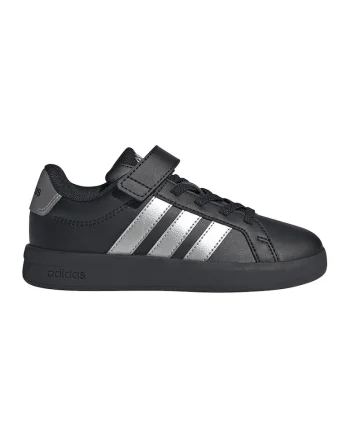 Pantofi sport Grand Court 3.0 de piele ecologica cu sireturi elastice