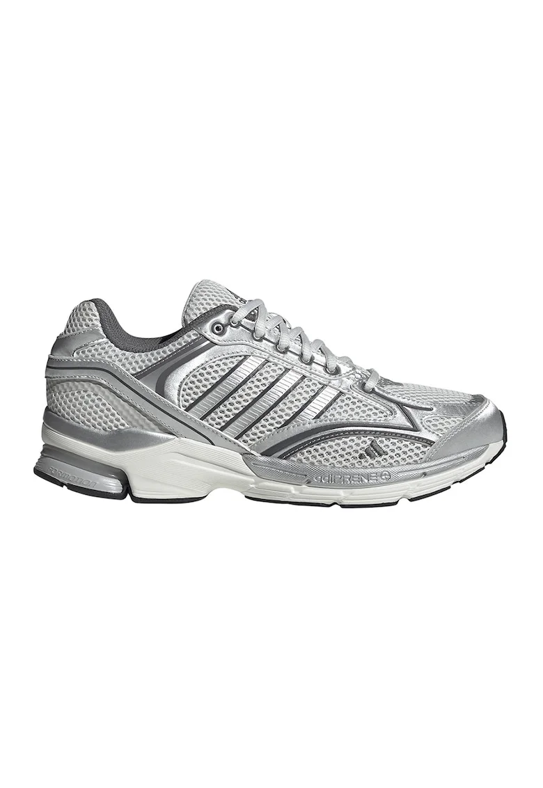 Pantofi sport Spiritain 2000 cu insertii din plasa, Alb murdar/Argintiu