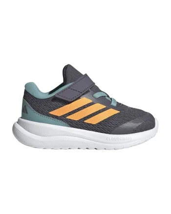 Pantofi sport Runfalcon 6 EL de plasa cu velcro, Portocaliu/Bleumarin