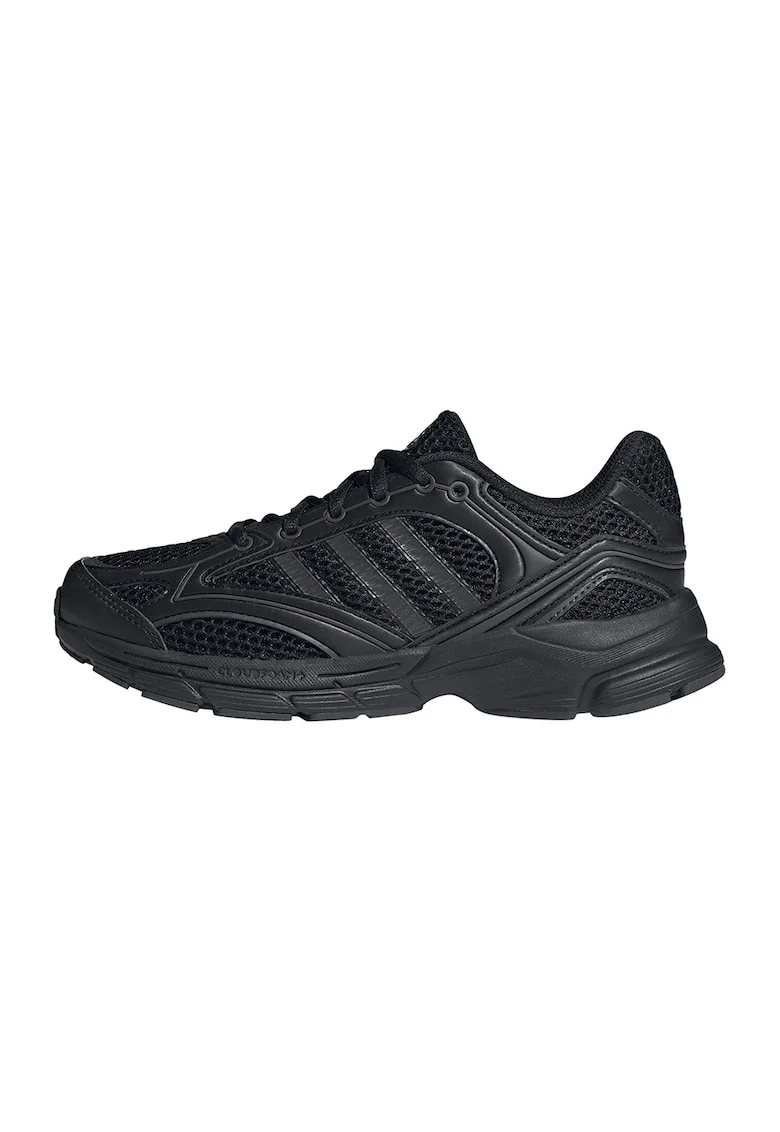 Pantofi sport Spiritain din piele ecologica cu insertii din material textil, Negru
