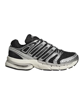 Pantofi sport Adistar Control 5 de plasa cu branturi cu amortizare, Negru/Argintiu