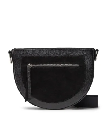 Geanta dama,  301787556, Piele naturala, Negru