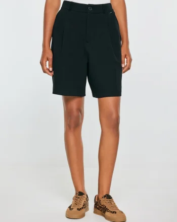 Pantaloni scurti chino cu talie inalta Elisana 906