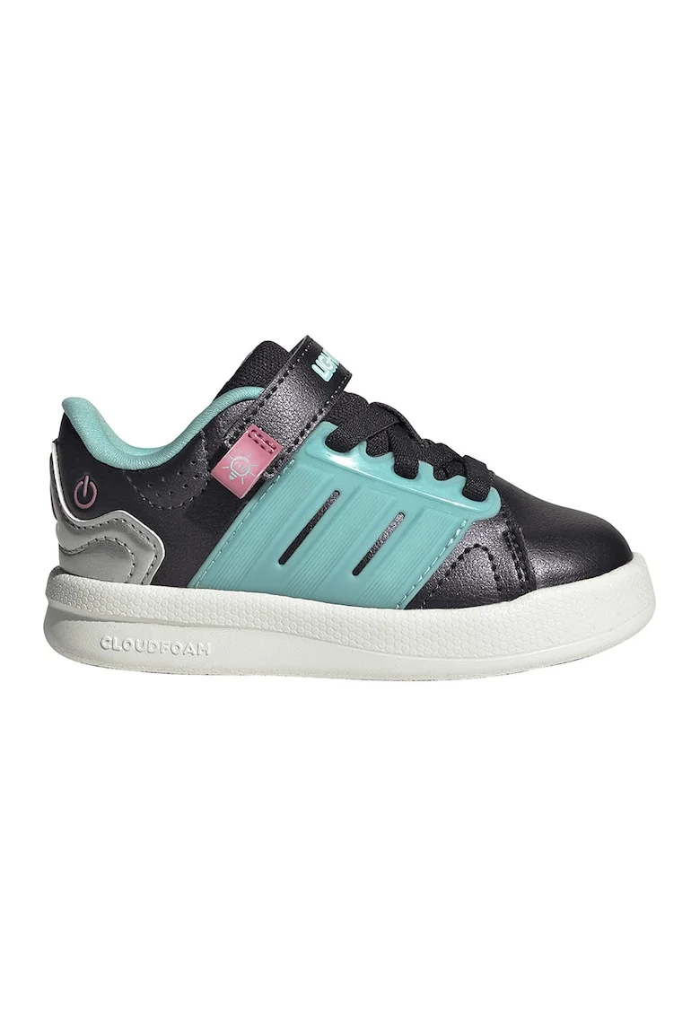 Pantofi sport Lightorama cu lumini LED, Negru/Albastru aquamarin