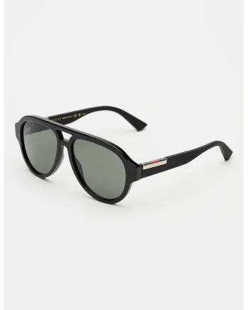 Ochelari de soare aviator cu lentile uni, Negru