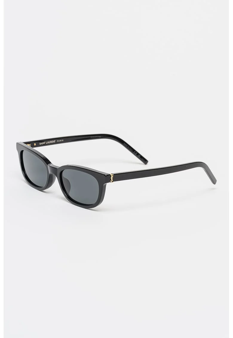Ochelari de soare cu logo lateral, Negru