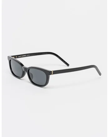 Ochelari de soare cu logo lateral, Negru