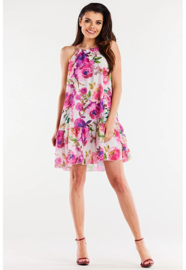 Scurta Rochie Floral Fara maneca, in A A499