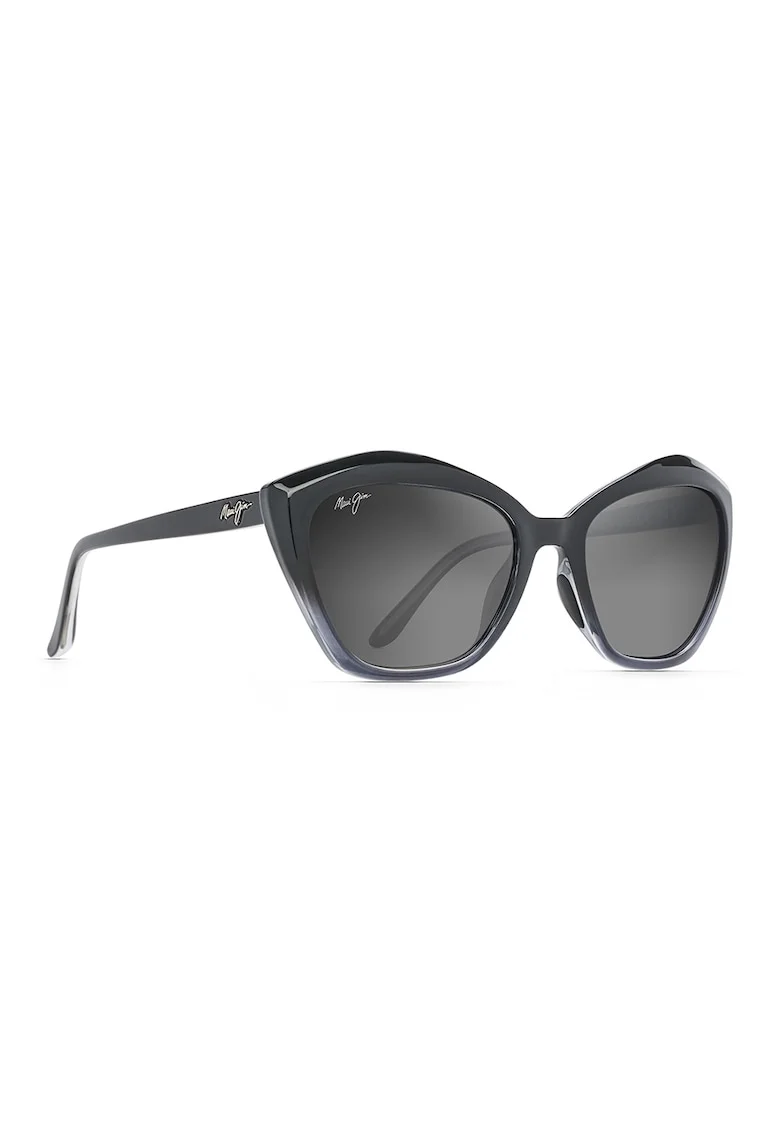 Ochelari de soare cat-eye cu lentile polarizate, Gri carbune