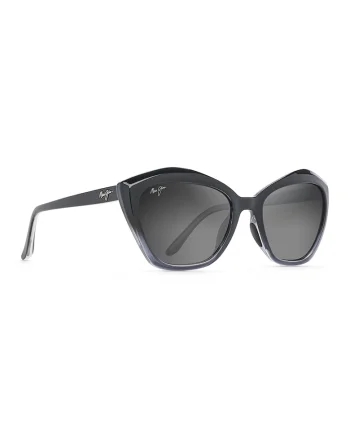 Ochelari de soare cat-eye cu lentile polarizate, Gri carbune