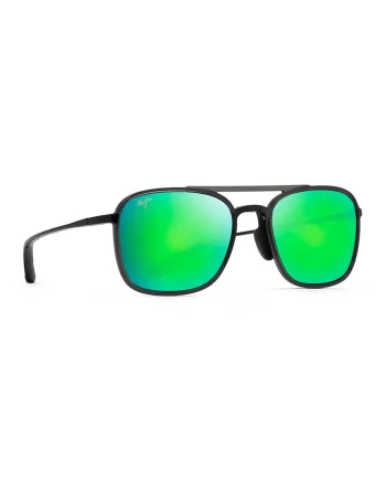 Ochelari de soare aviator unisex cu lentile polarizate, Verde/Negru