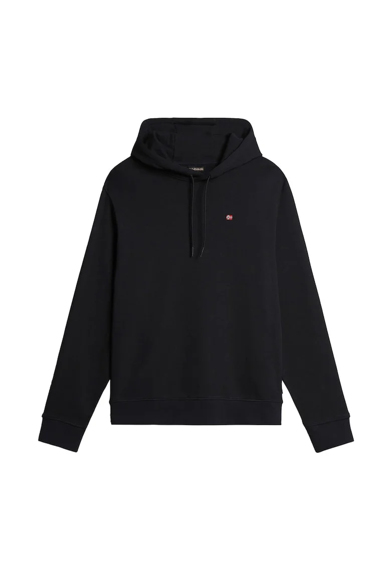 Hanorac regular-fit din bumbac Balis, Negru