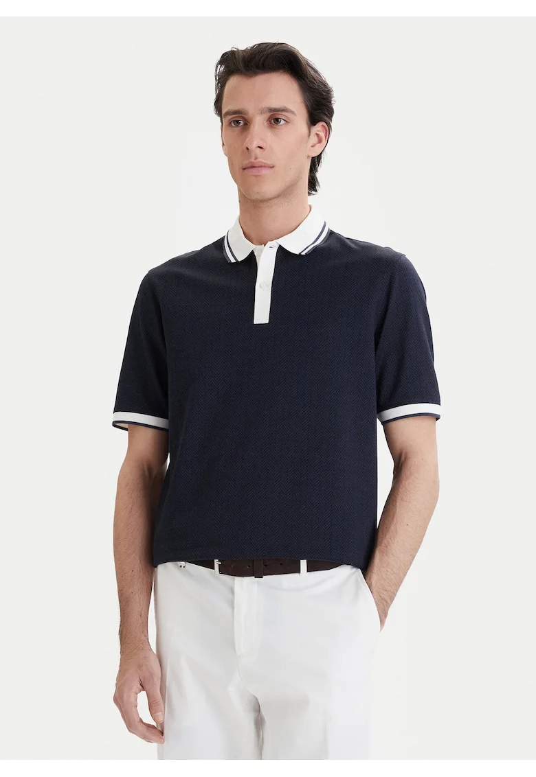 Tricou barbati  bumbac, bleumarin