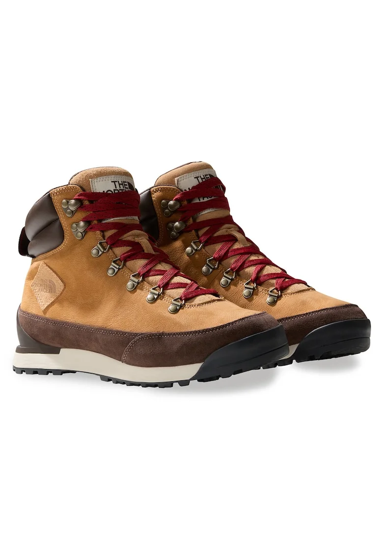 Bocanci trekking barbati  NF0A817QOHU1, Sintetic, Maro, Maro