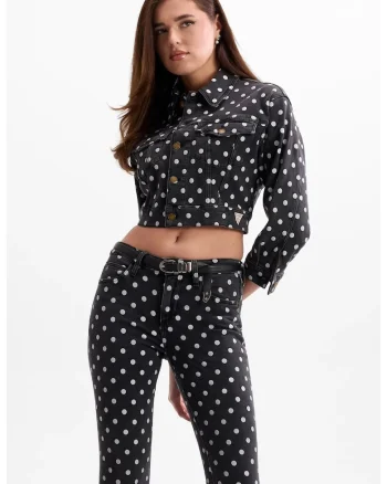 Geaca Denim  Marilyn Monroe Collection Negru W6YNA3D2300