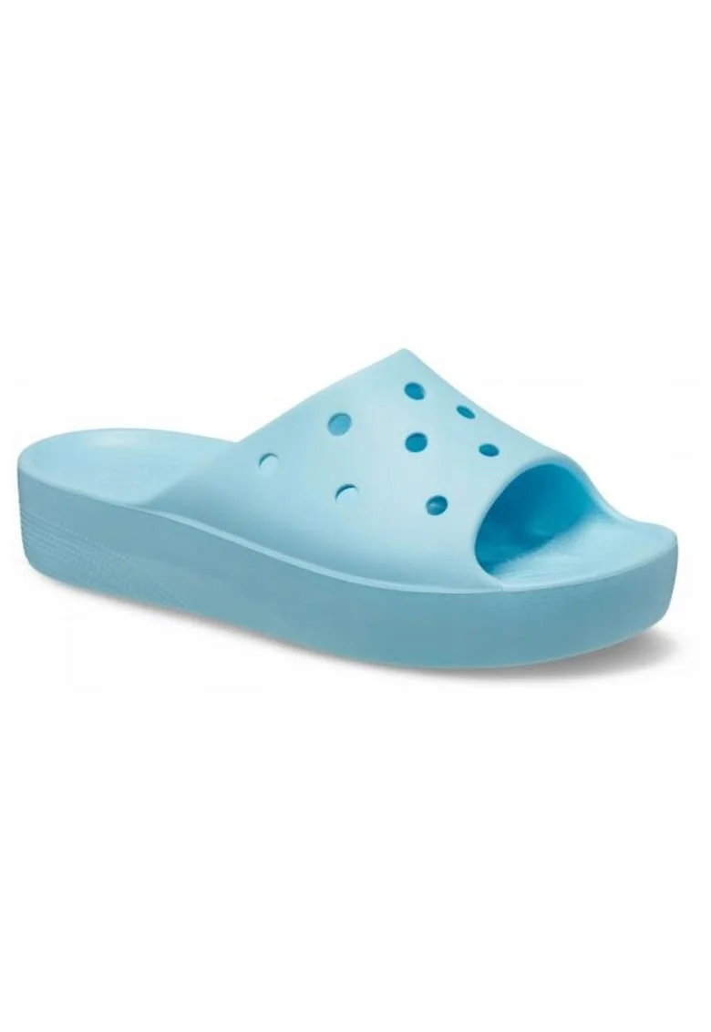 Saboti Femei,  Classic Platform, Albastru, Negru