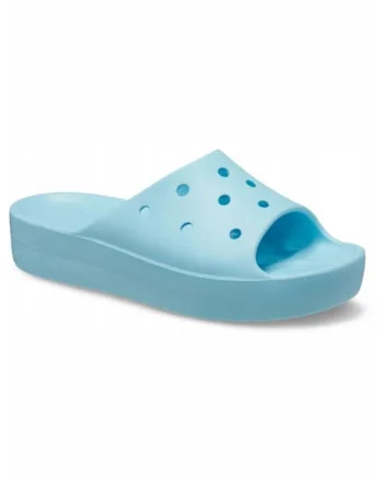 Saboti Femei,  Classic Platform, Albastru, Negru